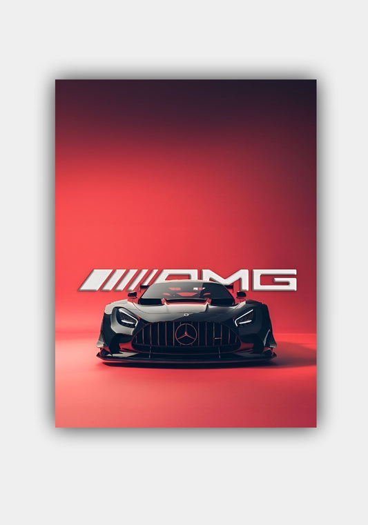 MERCEDES AMG || CAR POSTER