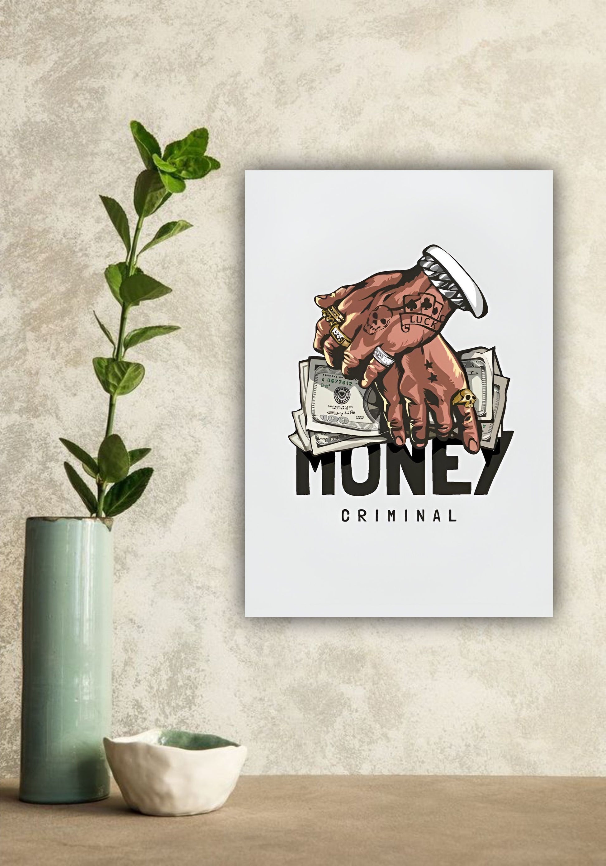 CRMINAL MONEY || MONEY POSTER Pitsstop