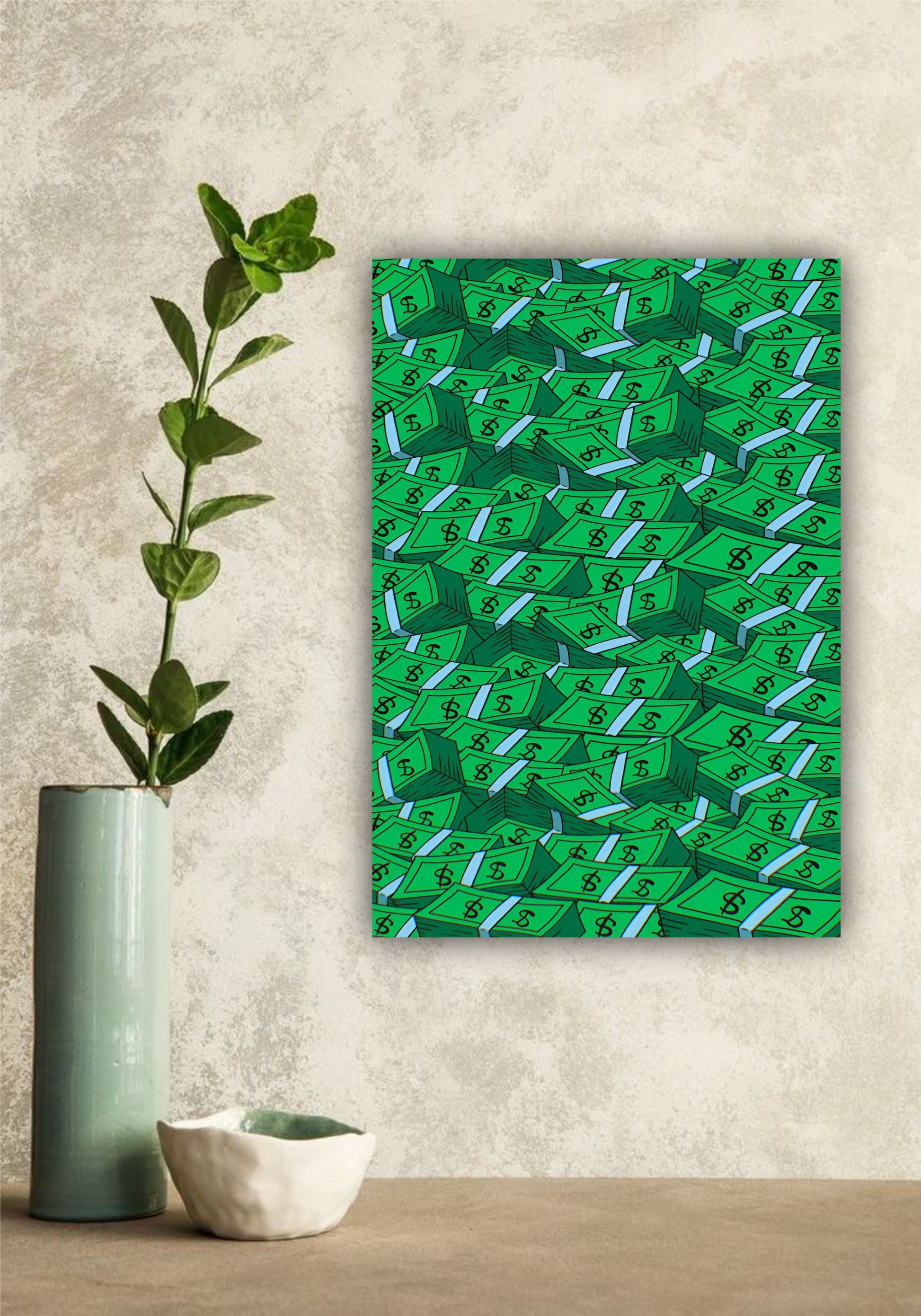 GREEN BILLS || MONEY POSTER Pitsstop