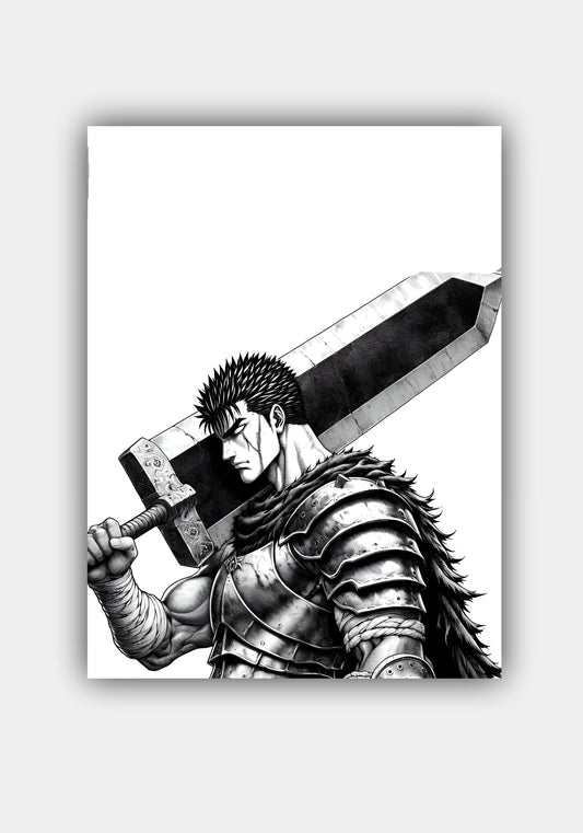 GUTS || BERSERK ANIME POSTER