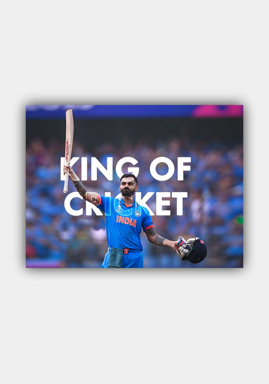 KING OF CRICKRT || SPORTS POSTER