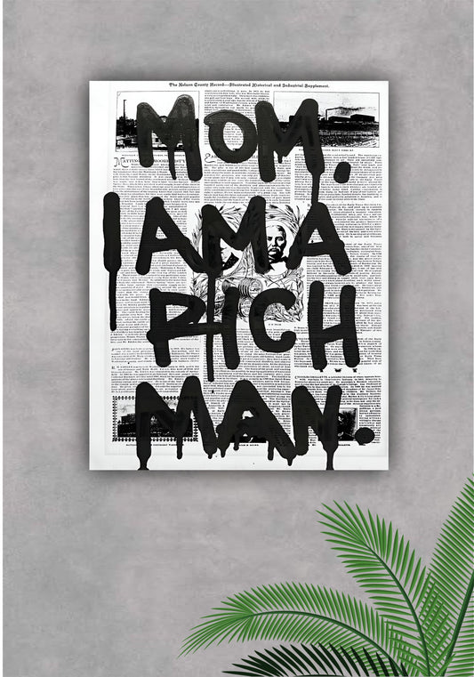 MOM LOOK I AM RICH || AESTHETIC POSTER Pitsstop