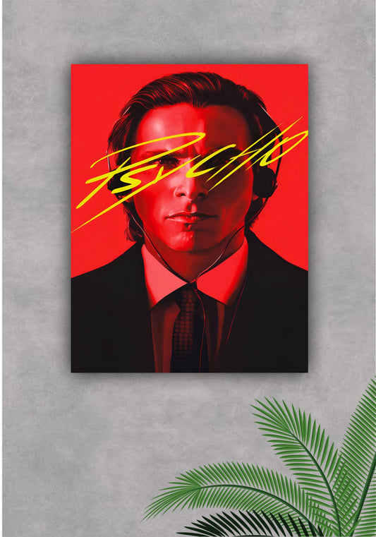 AMERICAN PSYCHO || MOVIE POSTER Pitsstop