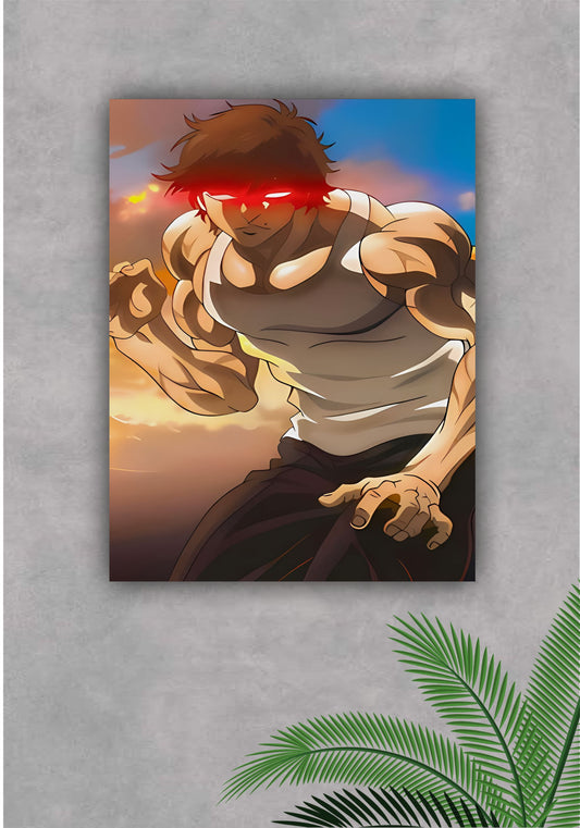 BAKI || BAKI HANMA POSTER Pitsstop