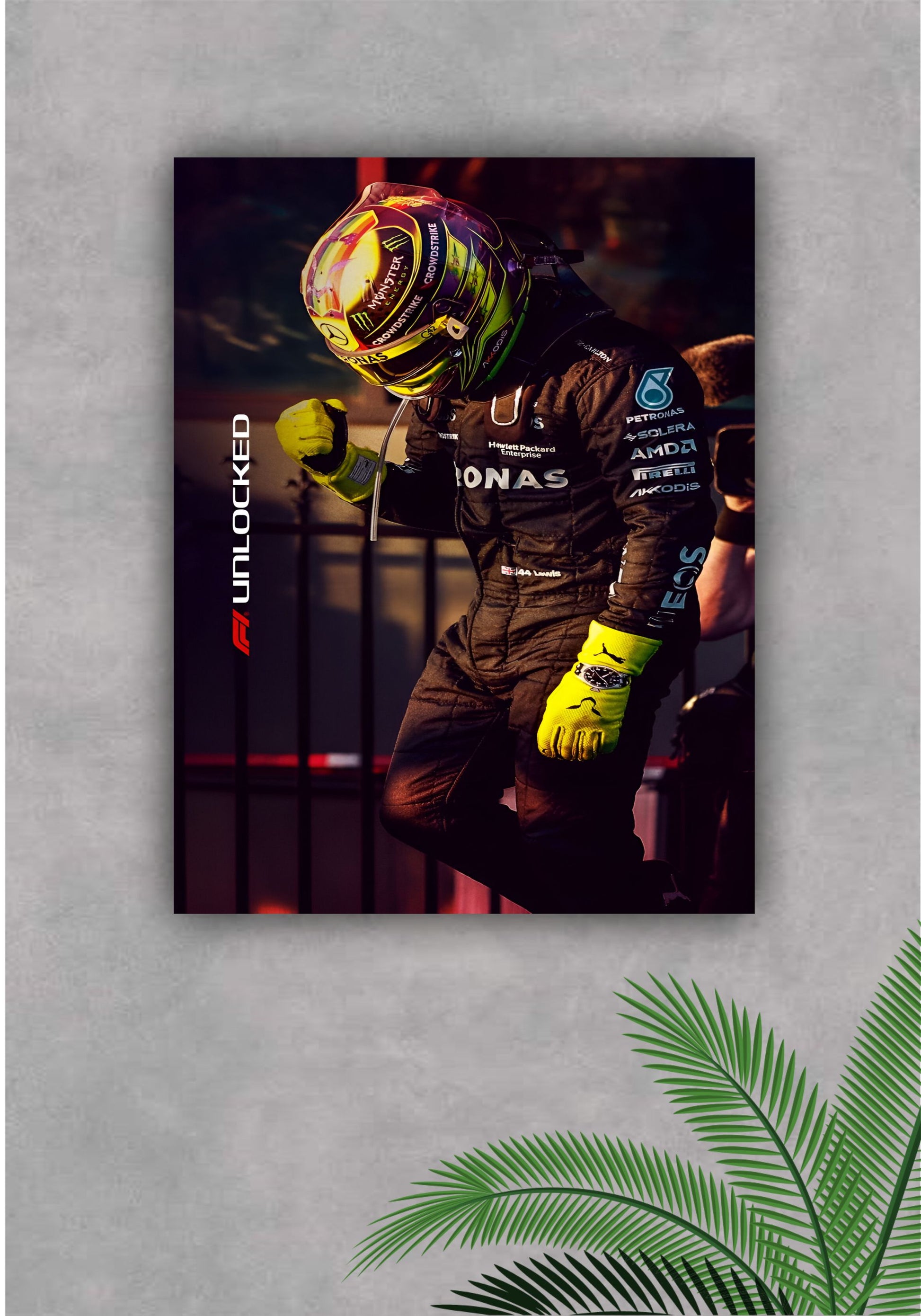 Lewis Hamilton || CAR POSTER Pitsstop