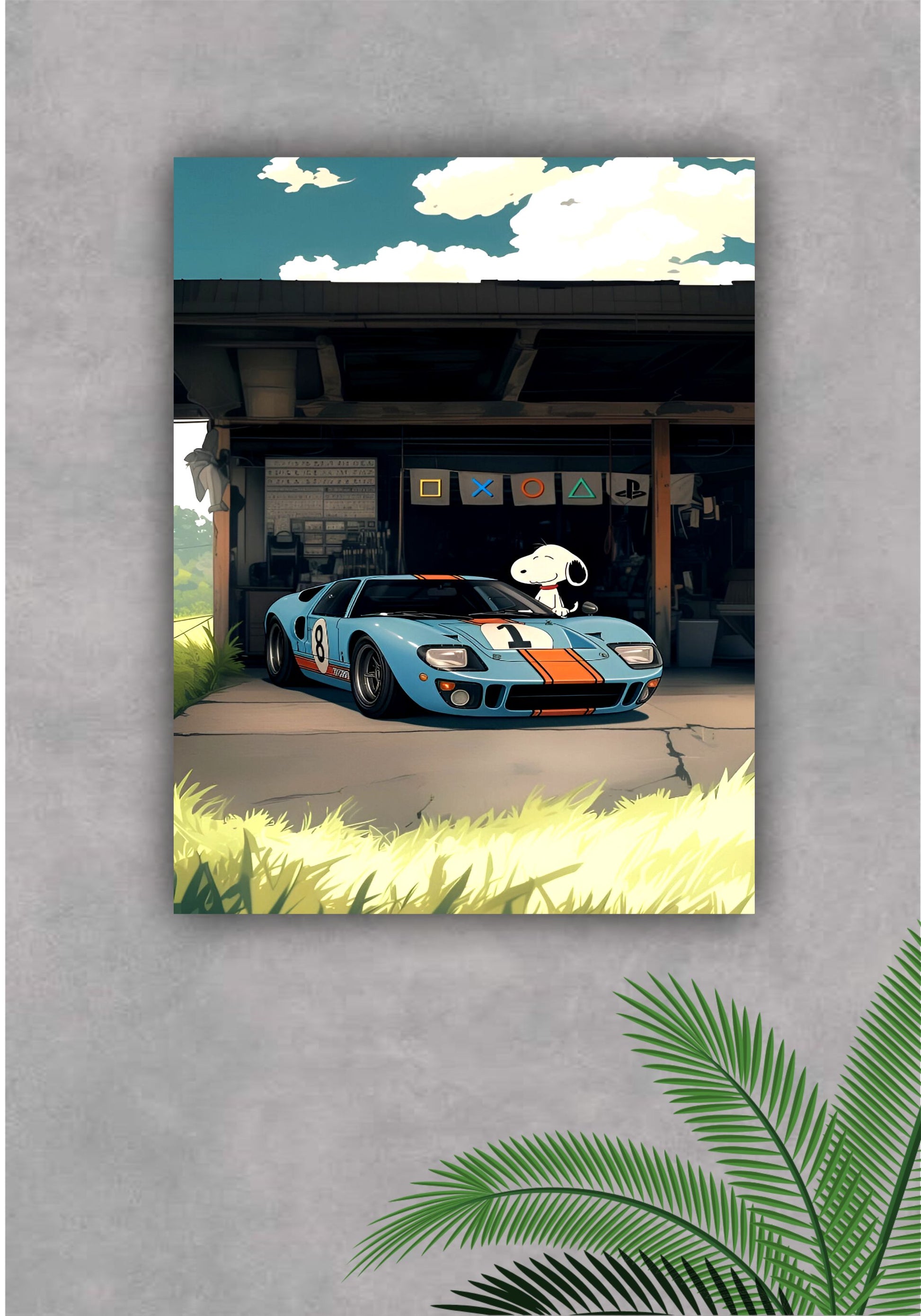 FORD GT40 || CAR POSTER Pitsstop