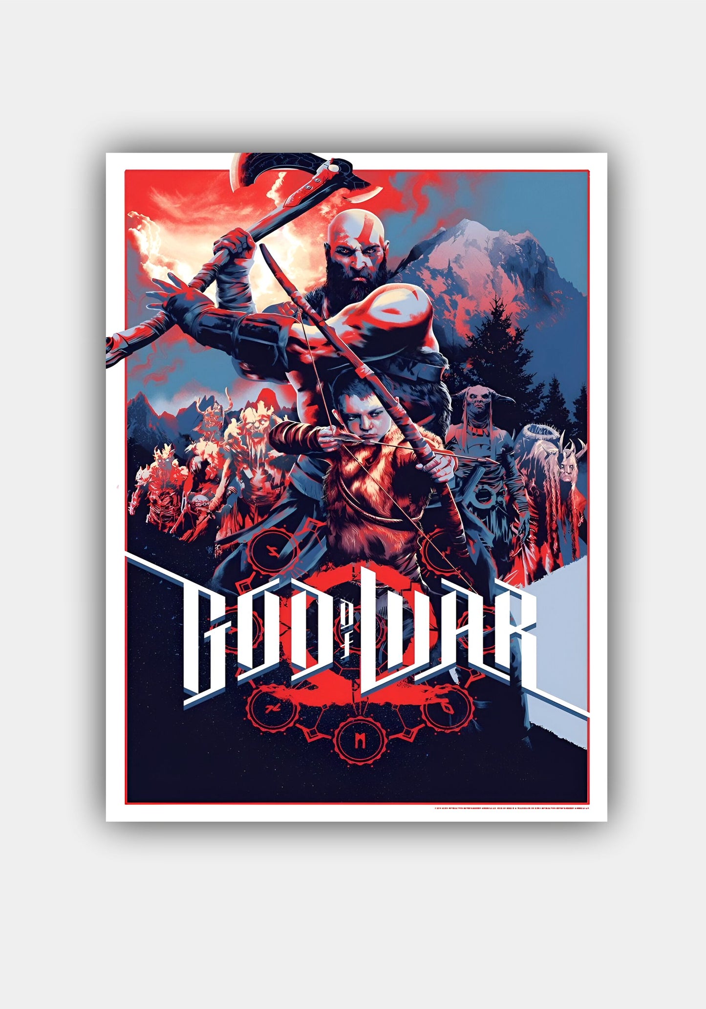 GOD OF WAR || GAME POSTER