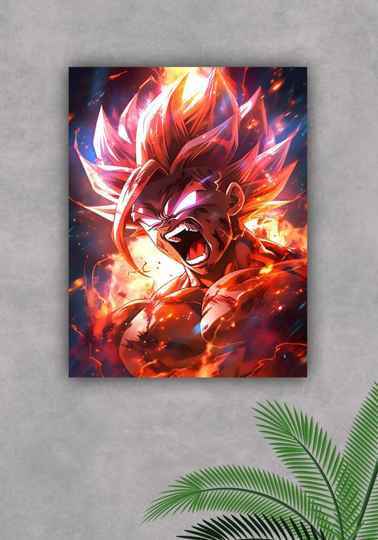 GOKU POWER UP || DBZ POSTER Pitsstop