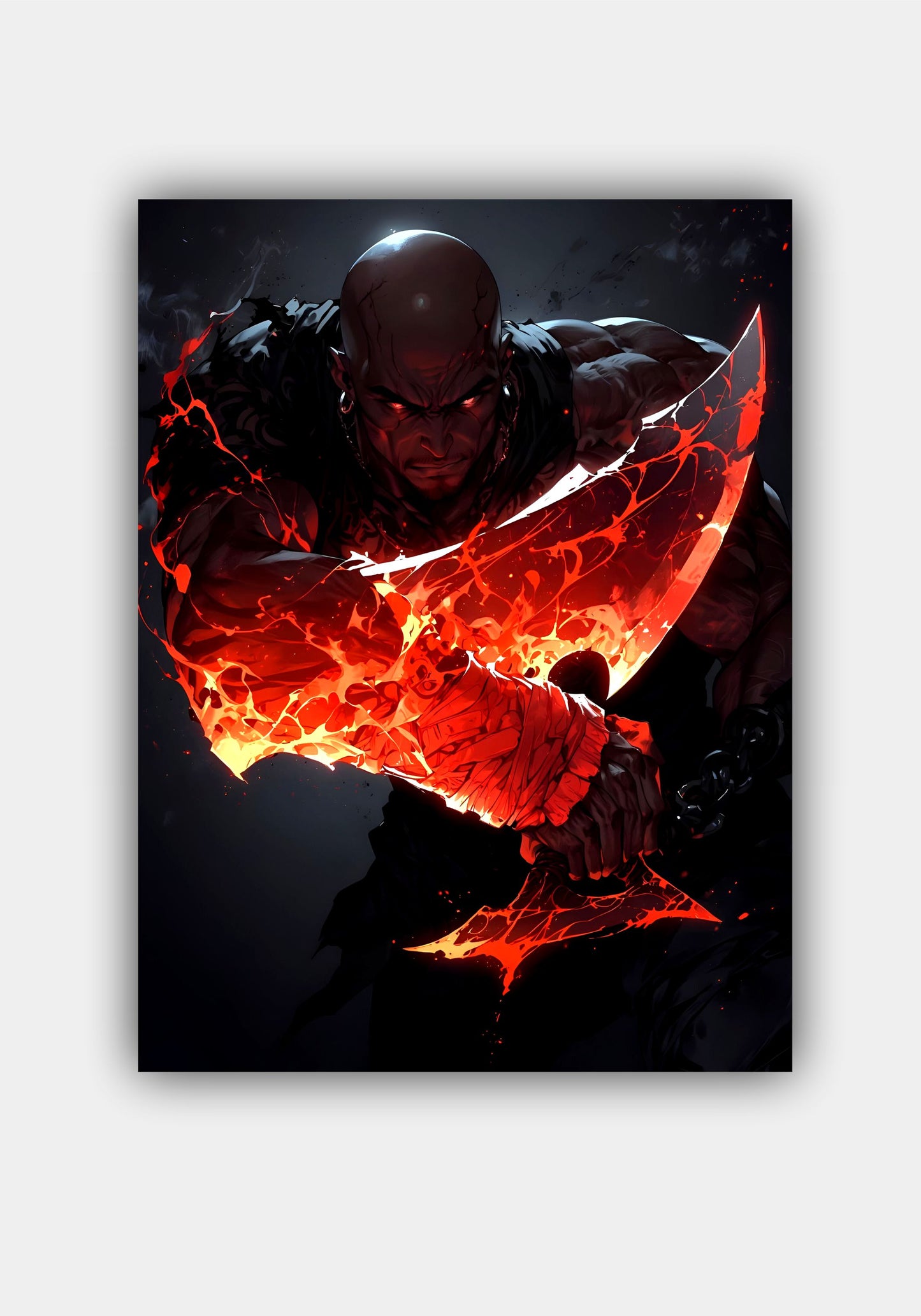 KRATOS GOD OF WAR || GAME POSTER