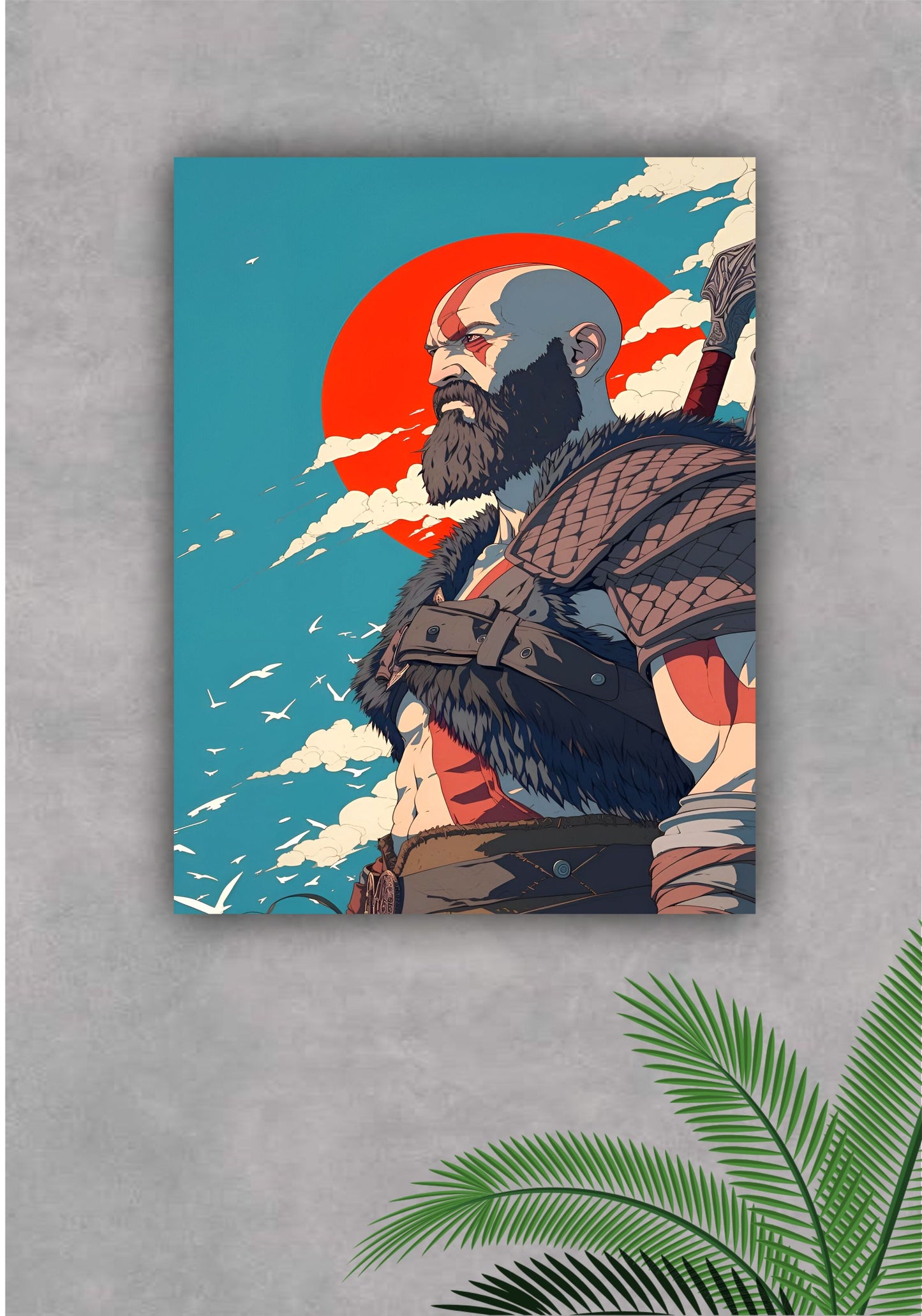 KRETOS || GOD OF WAR || GAME POSTER Pitsstop