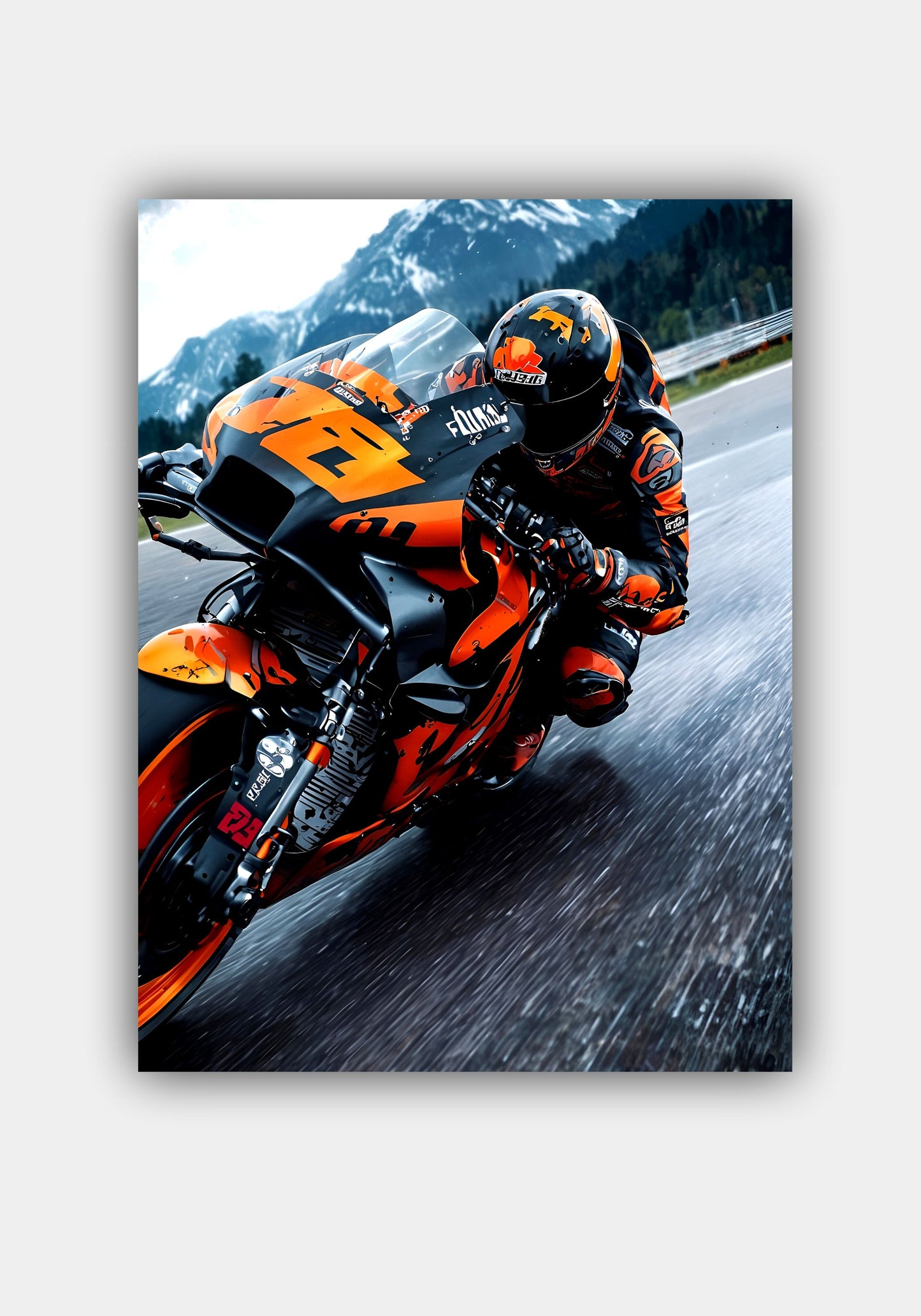 KTM MOTO GP || CARS & BIKE POSTER