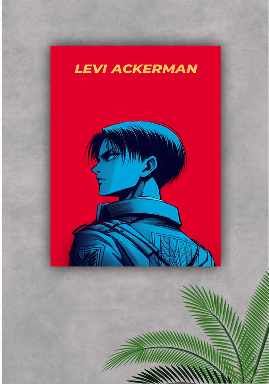 Levi Ackerman || AOT ANIME POSTER Pitsstop