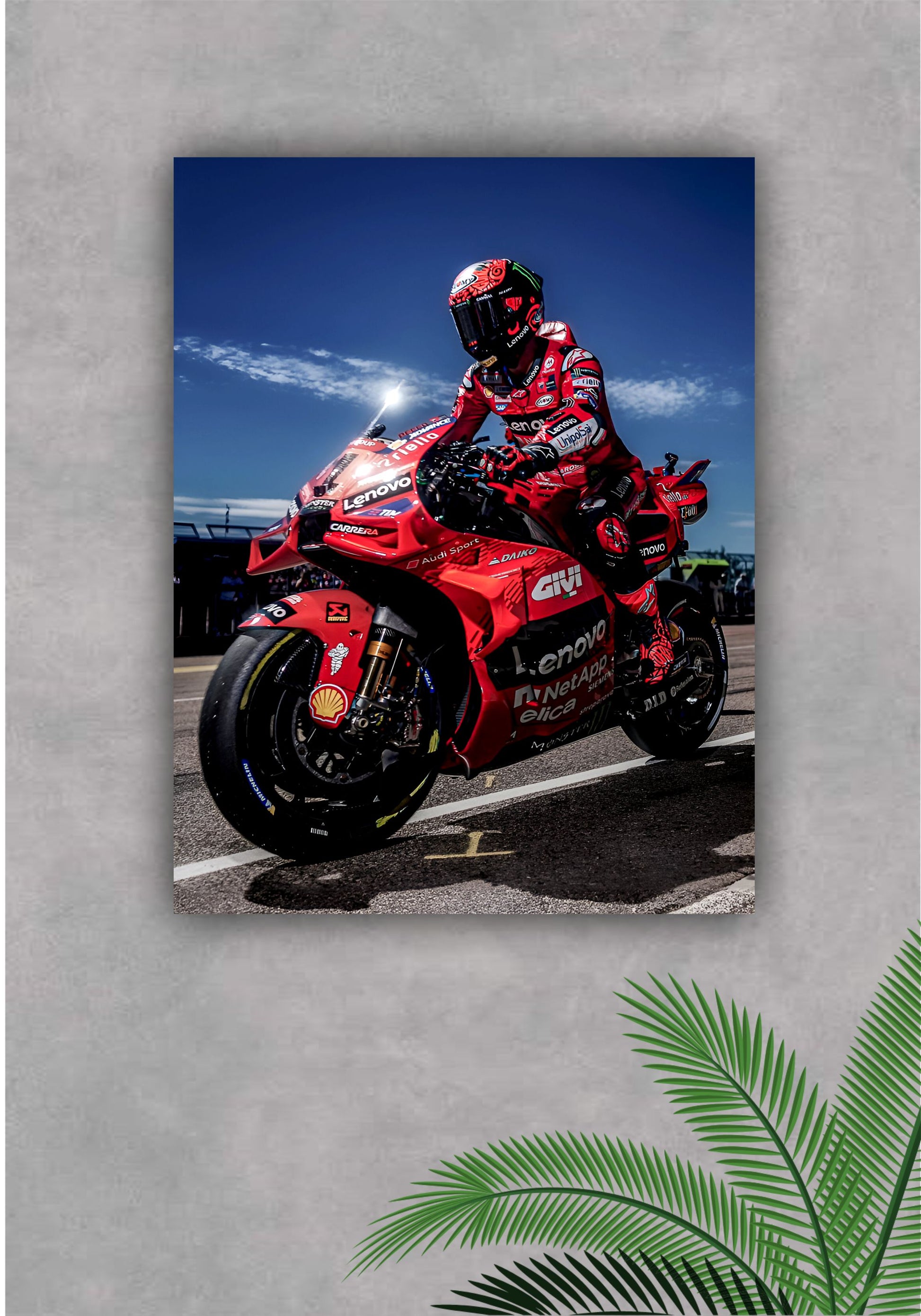 DUCATI MOTO GP || CAR & BIKE POSTER Pitsstop