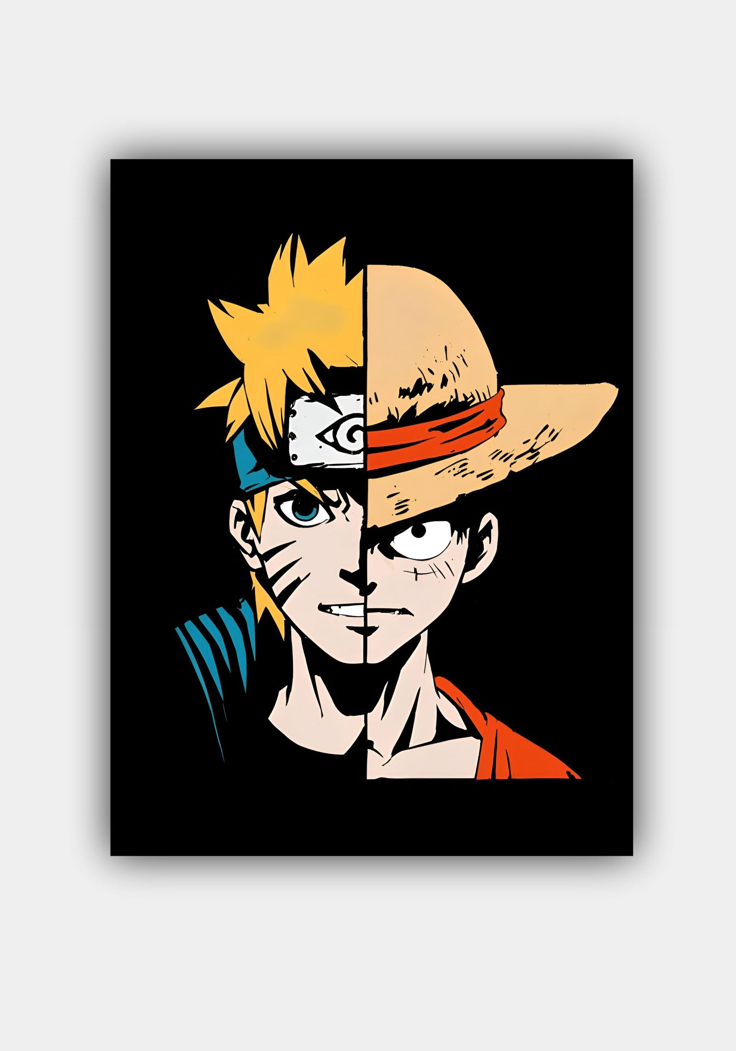 NARUTO x LUFFY || ANIME POSTER