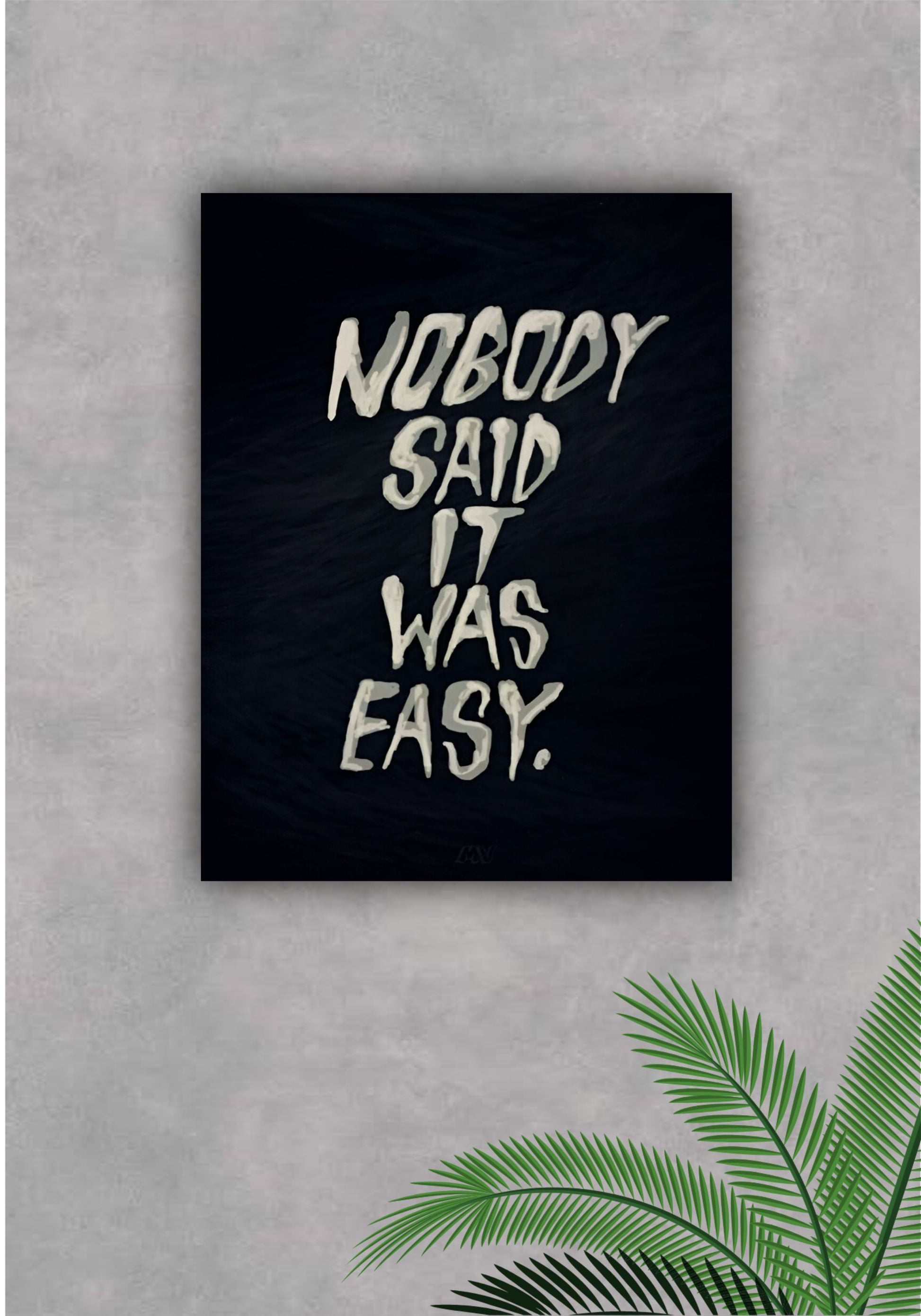 NOBODY || MOTIVATION POSTER Pitsstop