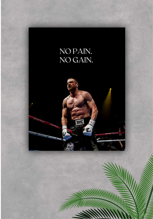 NO PAIN NO GAIN || MOTIVATION POSTER Pitsstop