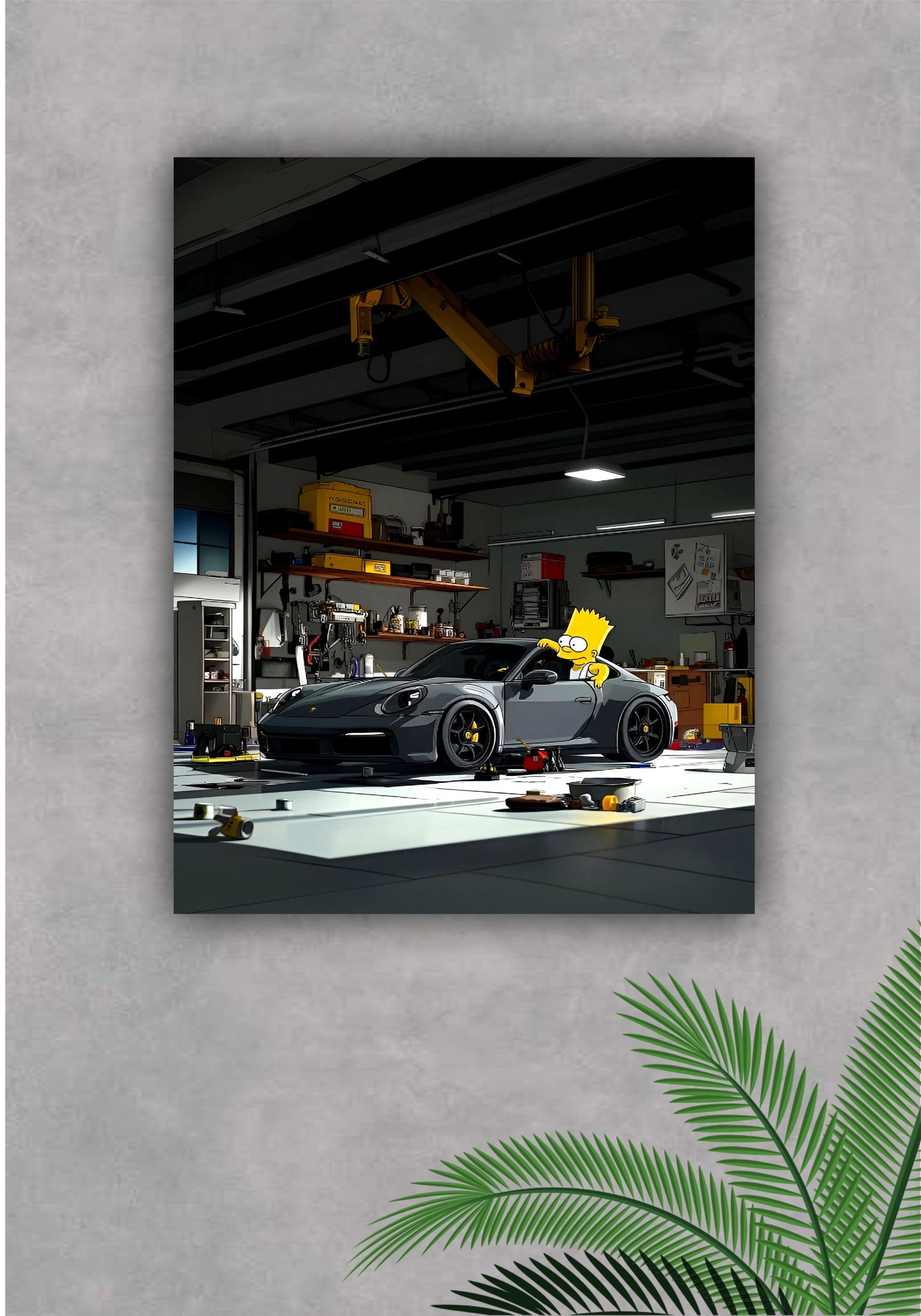 PORSCHE 911  || CAR POSTER Pitsstop