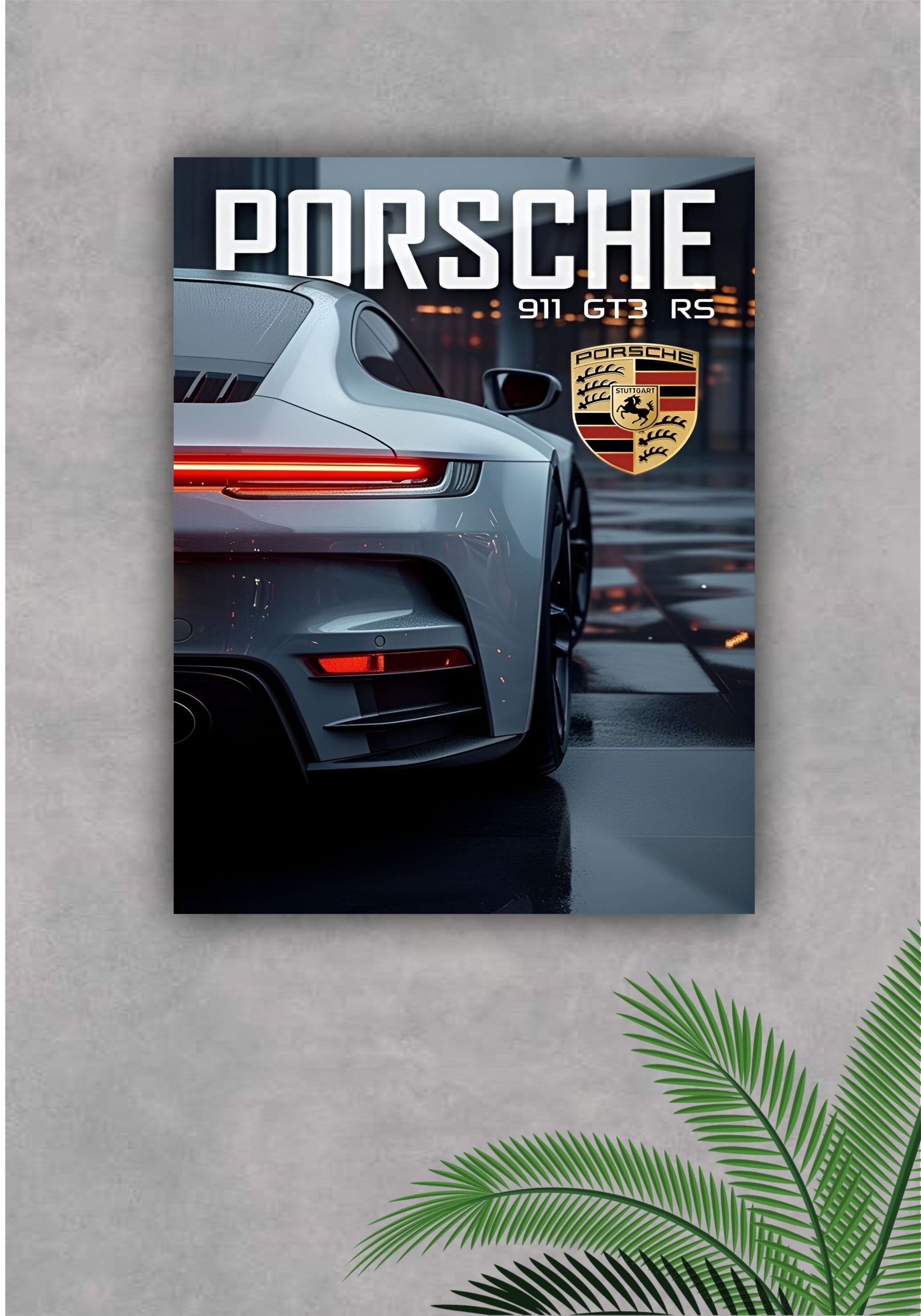 PORSCHE 911 || CAR POSTER Pitsstop