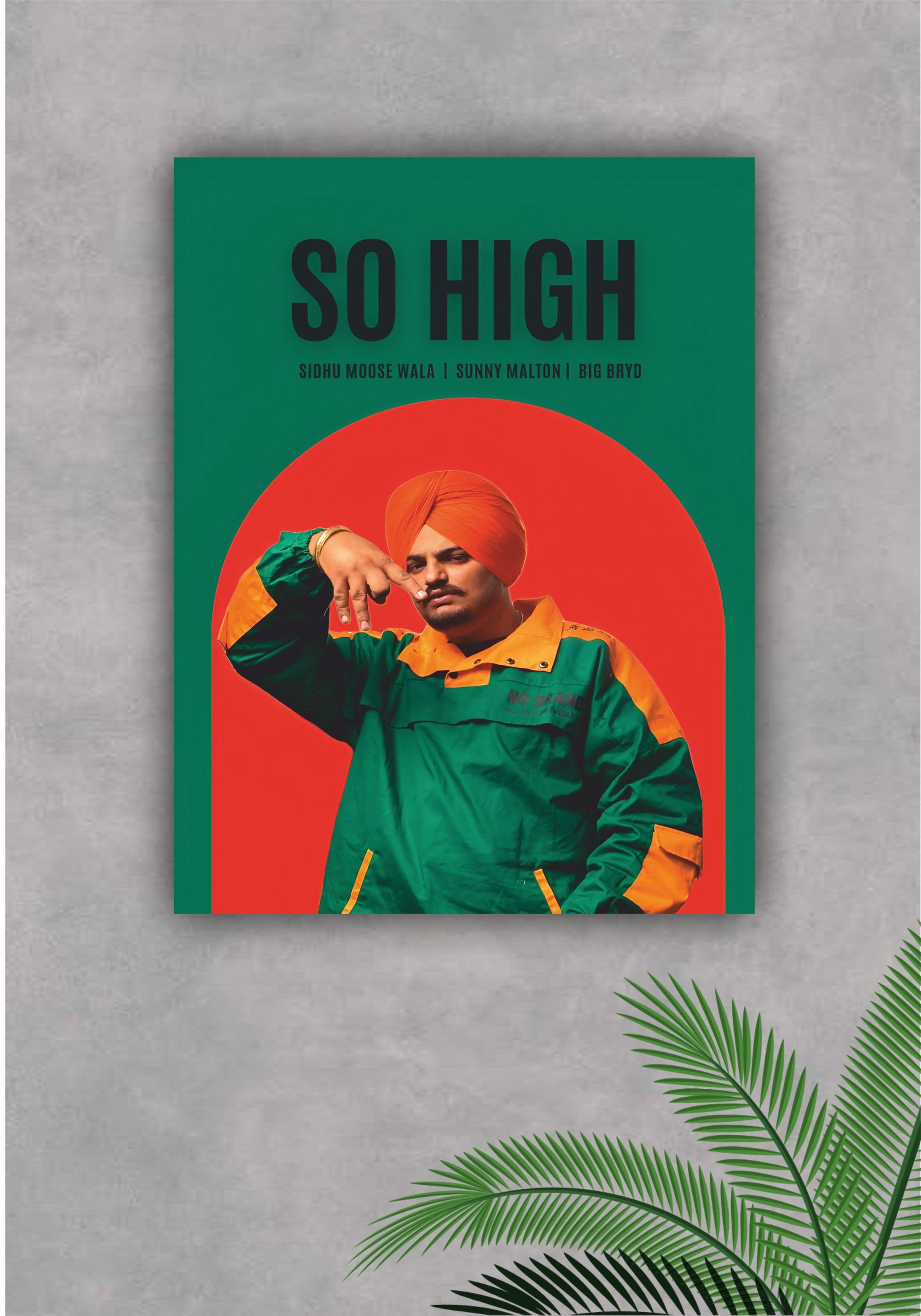 SO HIGH || Sidhu moosewala || MUSIC POSTER Pitsstop