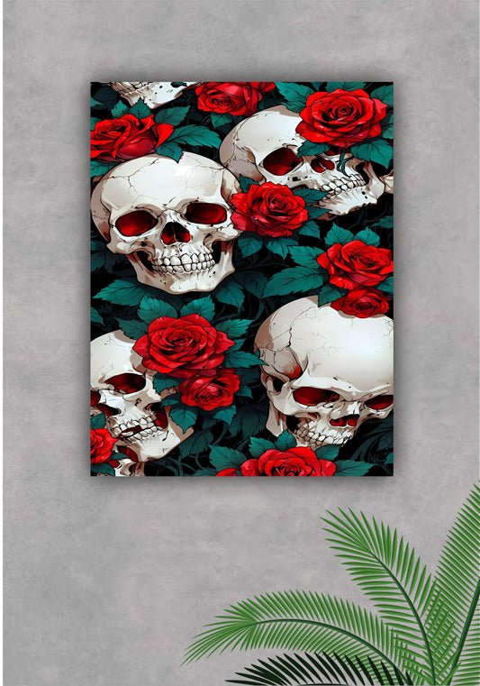 SKULL DARK AESTHETIC POSTER Pitsstop