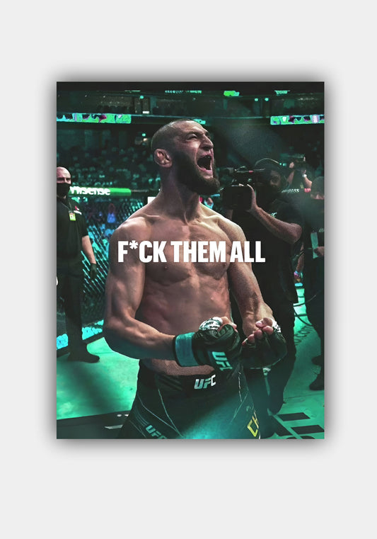 Khamzat Chimaev || UFC || SPORTS POSTER