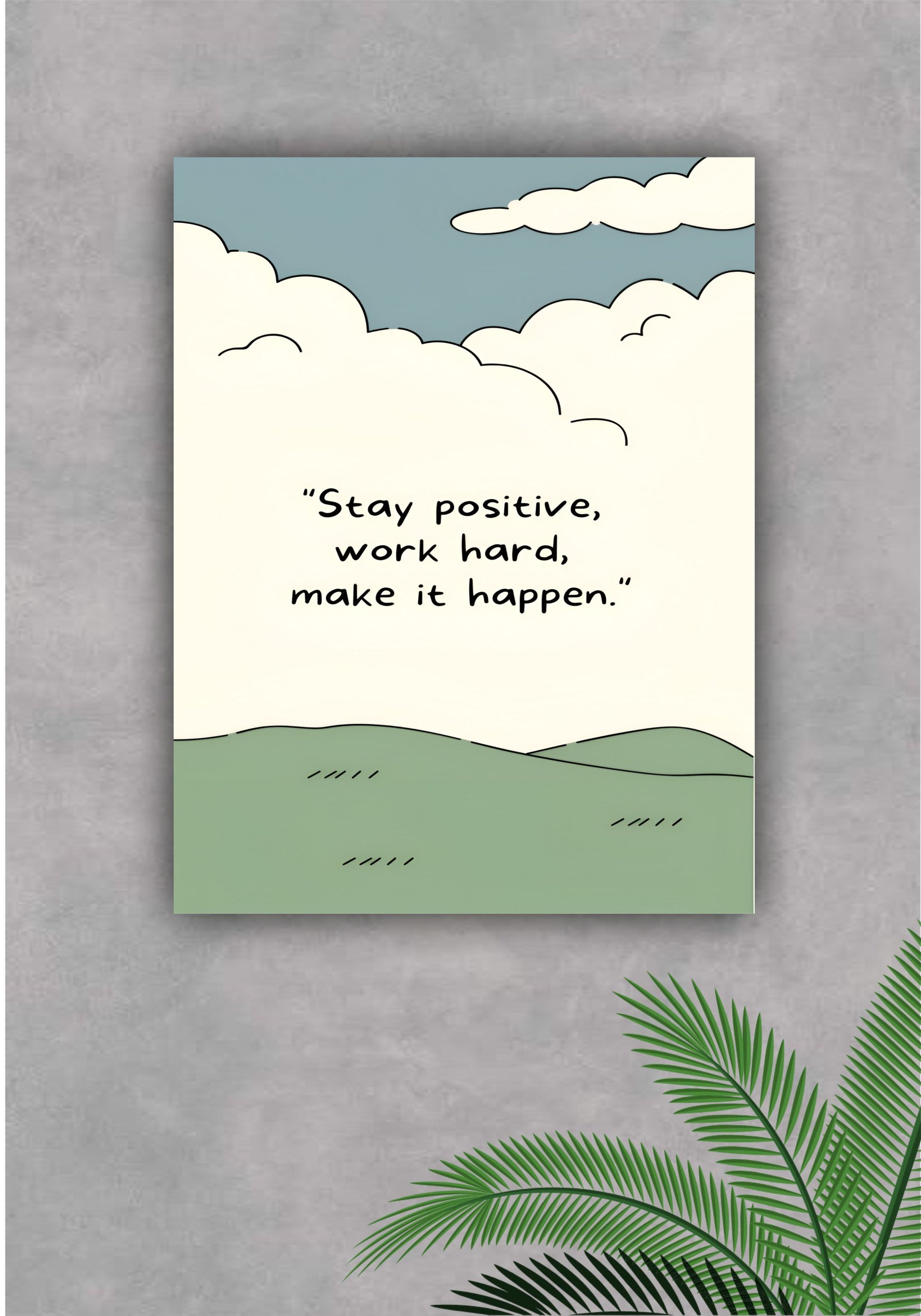 STAY POSITIVE || AESTHETIC POSTER Pitsstop