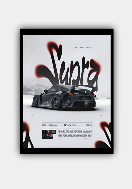 SUPRA || CAR POSTER