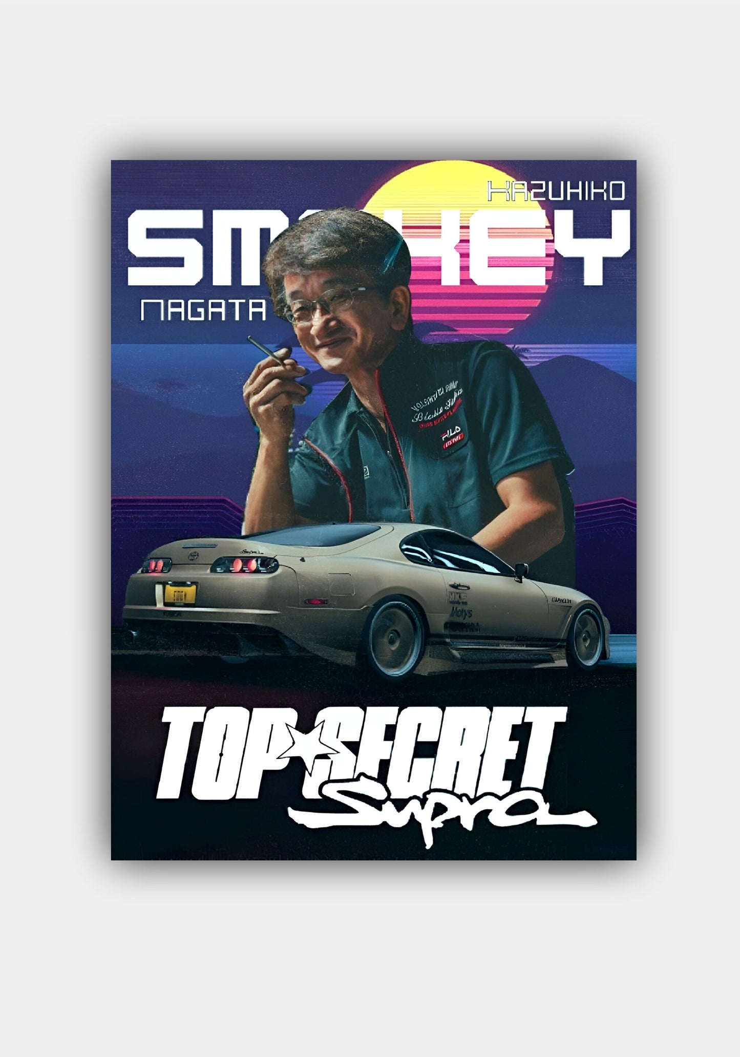 TOP SECRET-SUPRA || CAR POSTER