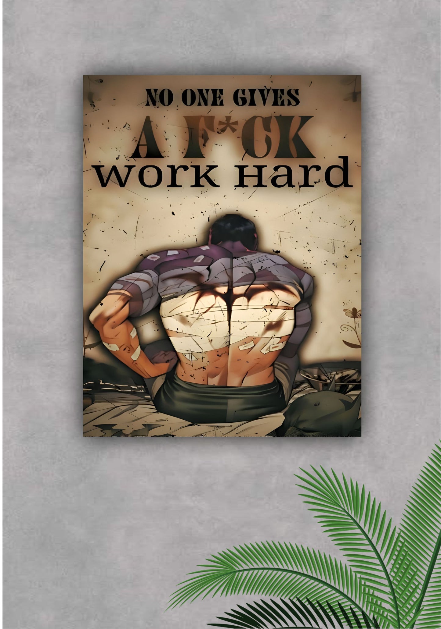 WORK HARD || GYM  MOTIVATION POSTER Pitsstop