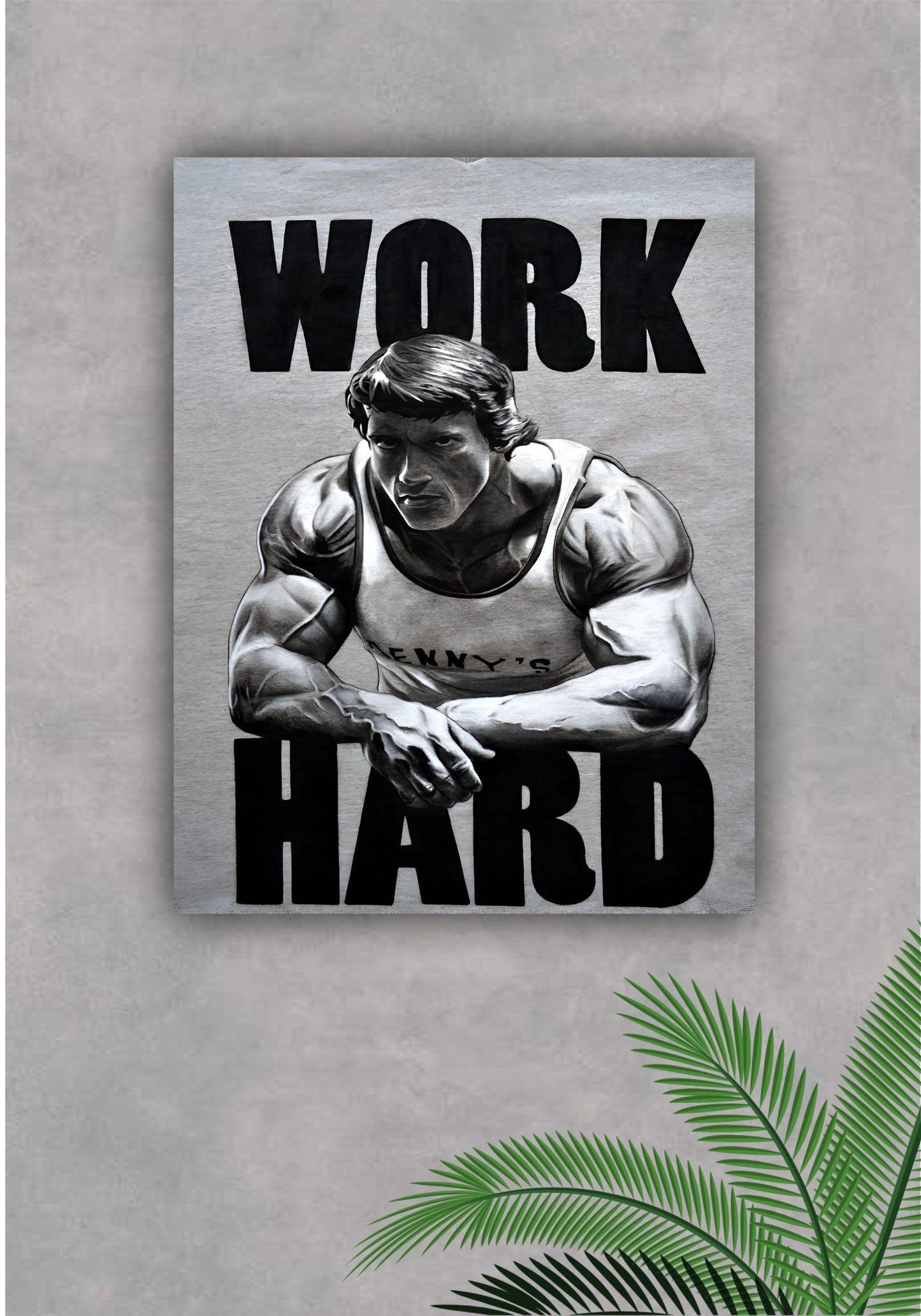 WORK HARD ||| GYM MOTIVATION POSTER Pitsstop