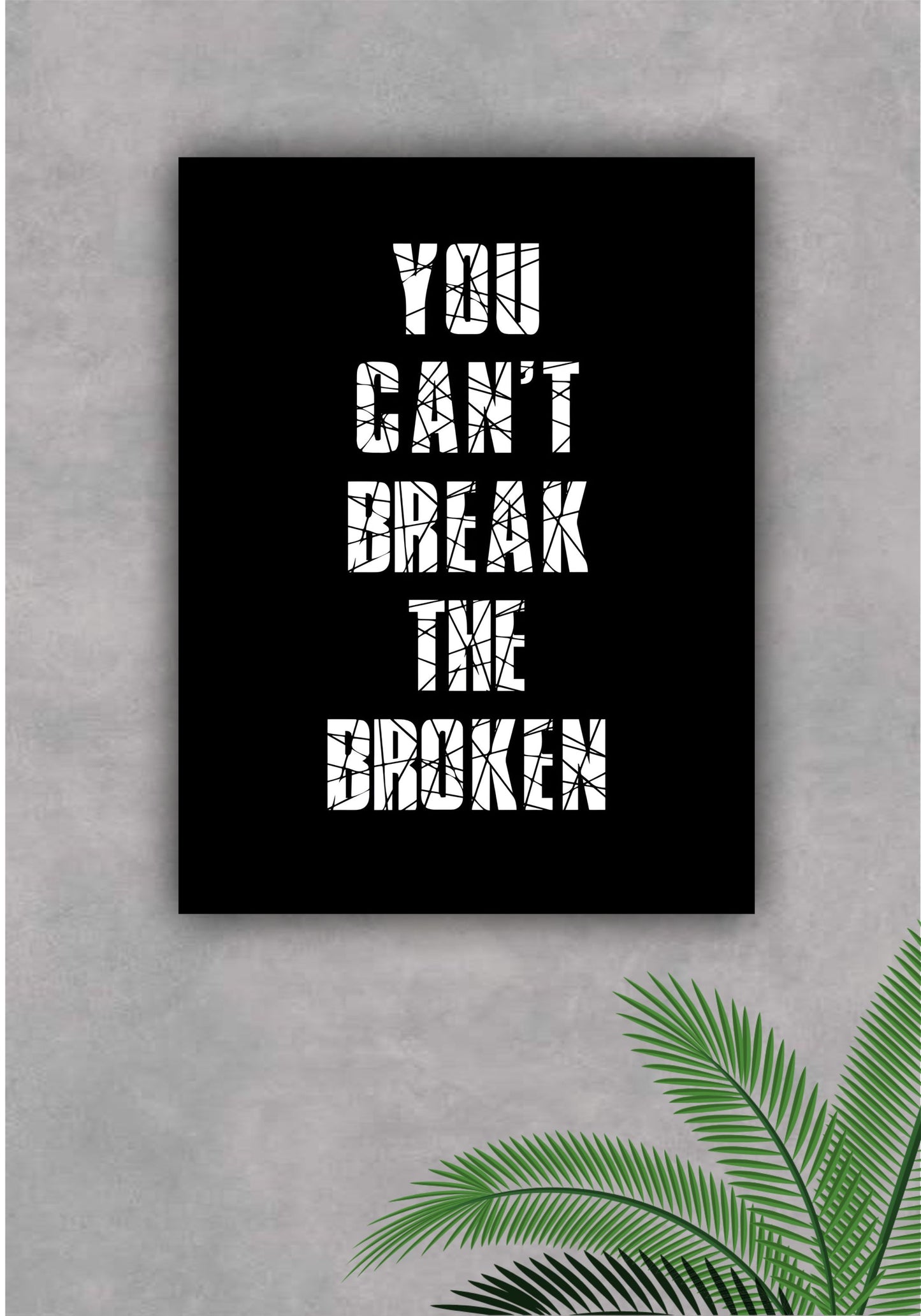 YOU CAN'T || MOTIVATION POSTER Pitsstop